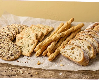 Crackers and breads