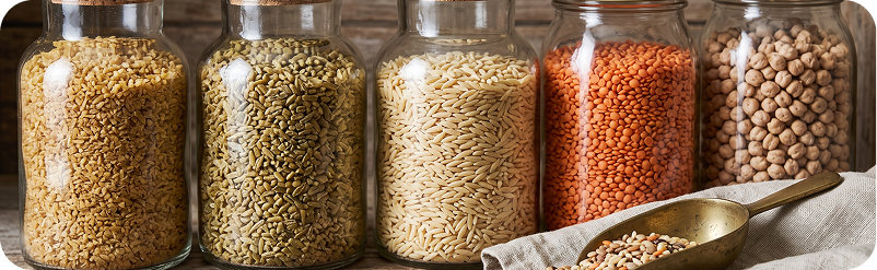 Pantry Grains And Pulses