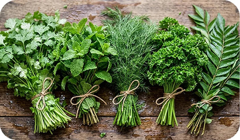 Fresh Herbs By The Bunch