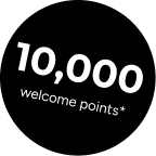 2500 welcome points*