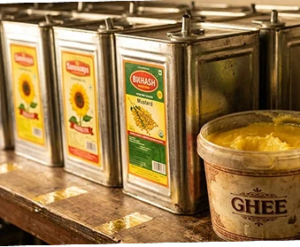 Cooking oil and ghee