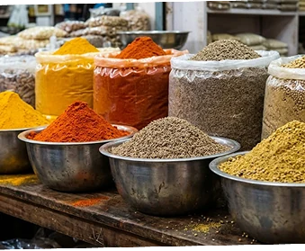 Spices by the kilo